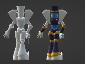 Magic Man - Megaman 3D Model