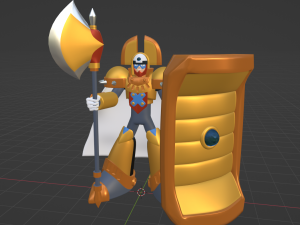 King - Megaman Modelo 3D