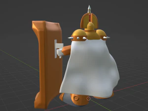 Король - Мегамен 3D Модель