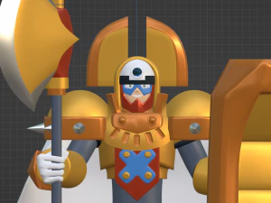 Король - Мегамен 3D Модель