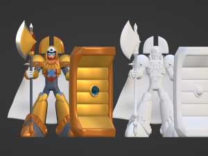King - Megaman Modelo 3D