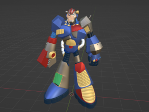 Junkman - Megaman Modèle 3D