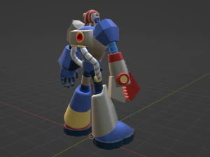 Junkman - Megaman 3D Model