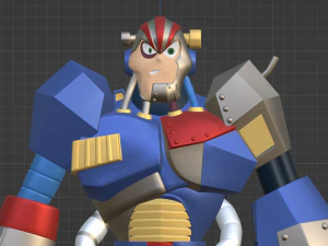 Junkman - Megaman 3D Model