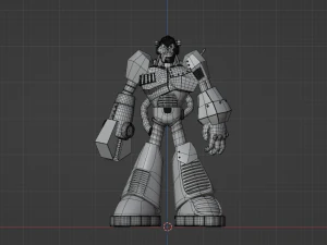 Junkman - Megaman 3D Model