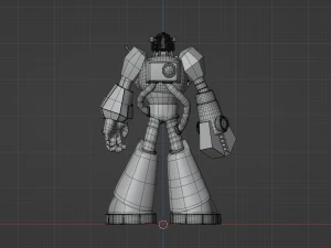 Junkman - Megaman 3D Model