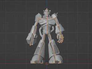 Junkman - Megaman 3D Model