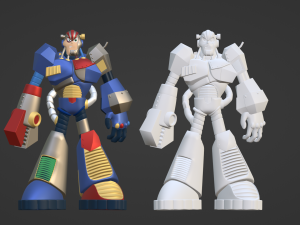 Junkman - Megaman Modèle 3D