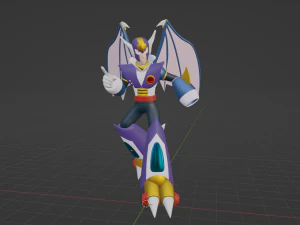 ShadeMan - Megaman 3D Model