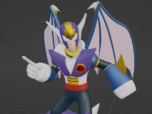 ShadeMan - Megaman 3D Model