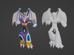ShadeMan - Megaman 3D Модель