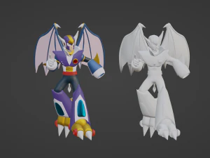 ShadeMan - Megaman 3D Model