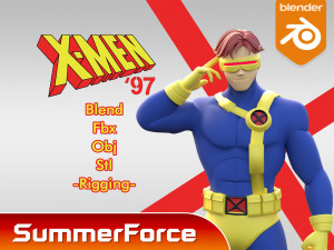 Cyclops - XMen 97 3D Model