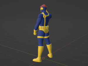 Cyclops - XMen 97 3D Модель