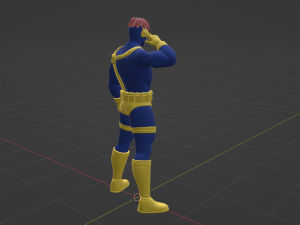 Cyclops - XMen 97 3D Модель