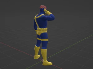 Ciclope-XMen 97 Modello 3D