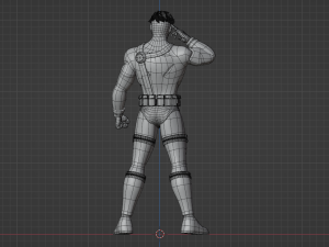 Cyclops - XMen 97 3D Модель