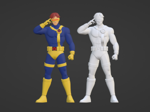Cyclops - XMen 97 3D Модель