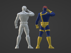 Cyclops - XMen 97 3D Модель