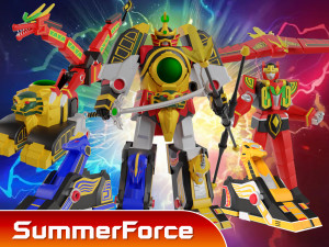 Thunder Megazord - Power Rangers Modello 3D
