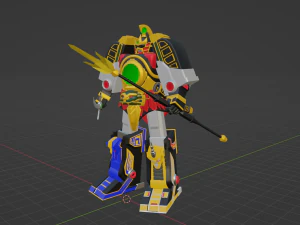 Thunder Megazord - Power Rangers 3D Model