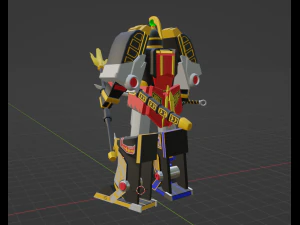 Thunder Megazord - Power Rangers 3D Model