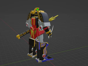 Thunder Megazord - Power Rangers 3D Model