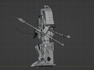 Thunder Megazord - Power Rangers Modello 3D