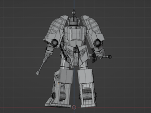 Thunder Megazord - Power Rangers Modello 3D