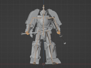 Thunder Megazord - Power Rangers Modello 3D