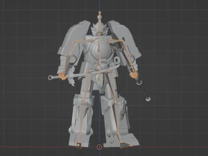 Thunder Megazord - Power Rangers 3D Model