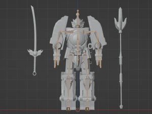 Thunder Megazord - Power Rangers 3D Model