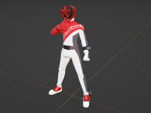 Boon Red - Boonboomger 3D Model
