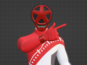 Boon Red - Boonboomger 3D Model