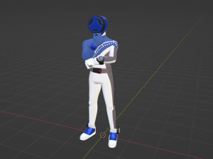 Boon Blue - Boonboomger 3D 모델