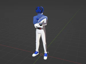 Boon Blue - Boonboomger 3D Model