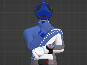 Boon Blue - Boonboomger 3D 모델
