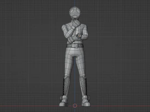 Boon Blue - Boonboomger 3D Model
