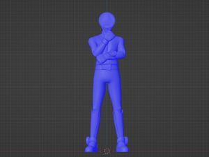 Boon Blue - Boonboomger 3D 모델