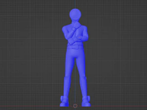 Boon Blue - Boonboomger 3D Model