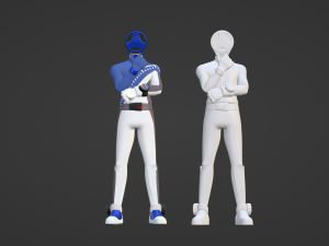 Boon Blue - Boonboomger 3D 모델
