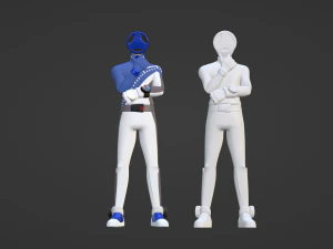Boon Blue - Boonboomger 3D Model