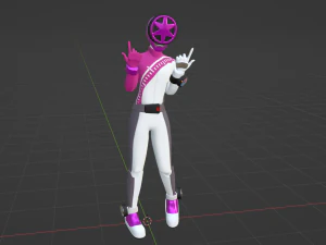 Boon Pink - Boonboomger 3D Model