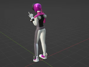 Boon Pink - Boonboomger 3D Model