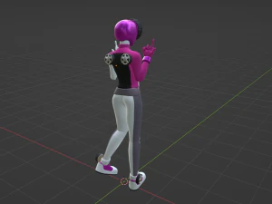 Boon Pink - Boonboomger 3D Model