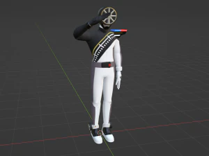 Boon Black - Boonboomger 3D Model