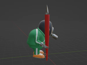 Akira Toriyama - Mascot 3D Model
