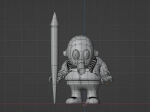 Akira Toriyama - Mascot 3D Model