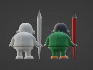 Akira Toriyama - Mascot 3D Model
