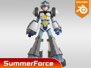 Megaman Gaea Armor - Mega Man X5 3Dモデル